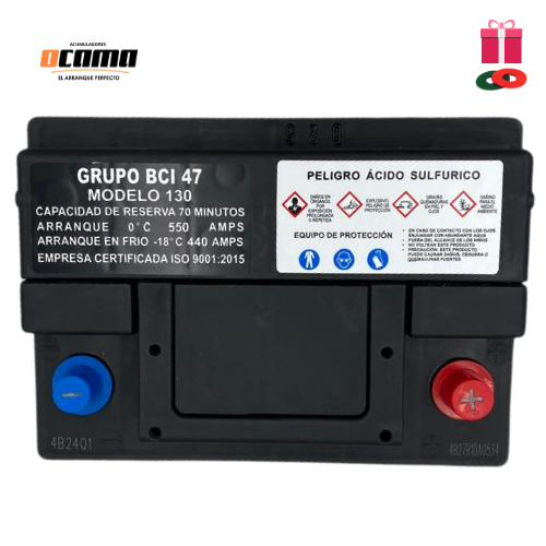 Bateria para auto BCI 47 Ocama