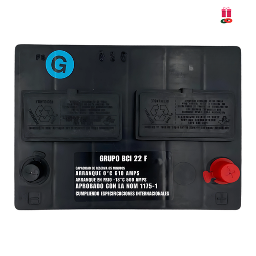 Bateria 22 F 12v 555 amp. Ocama