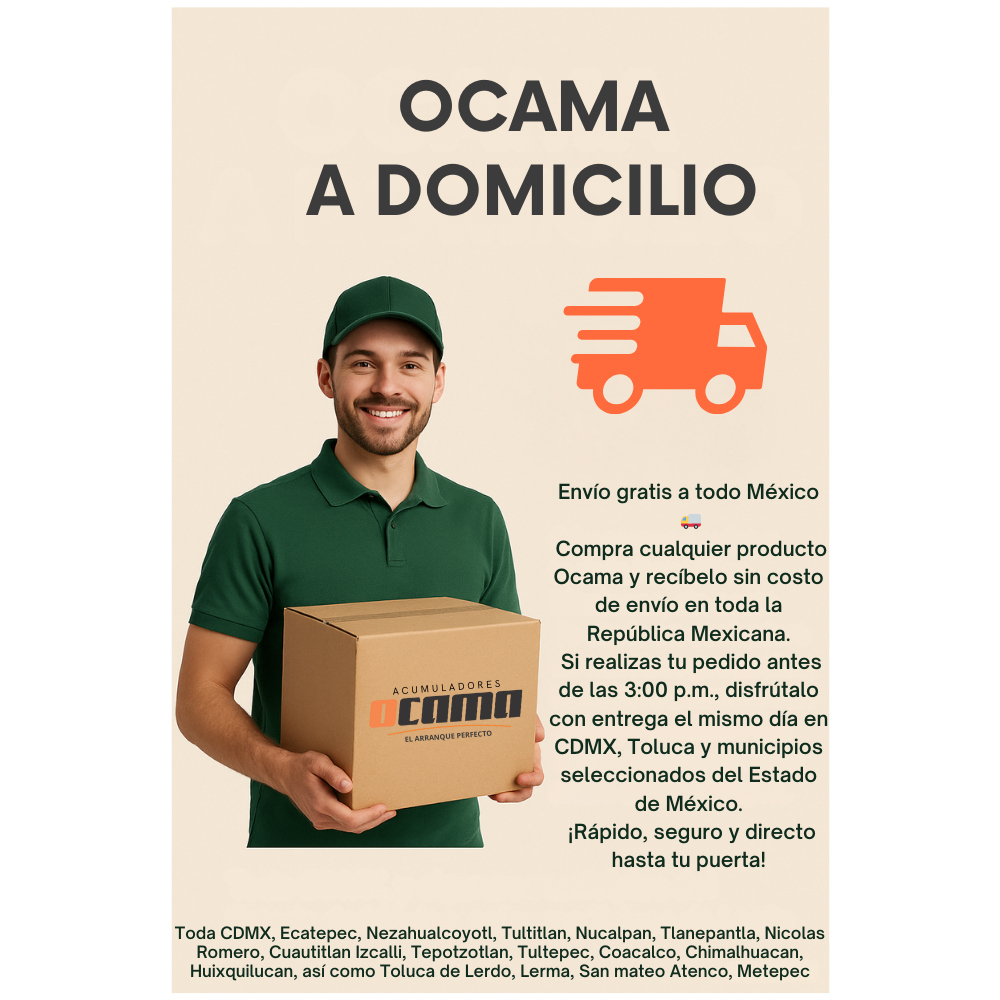 Bateria para auto BCI 99-460 ampers de arranque Ocama